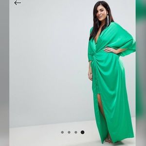 Kimono Twist Front Maxi